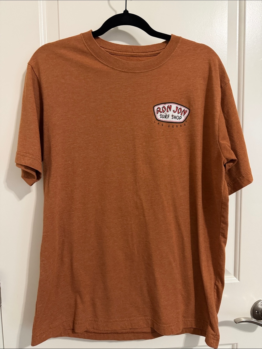 Ron Jon Short-Sleeve Tee in Rust Orange